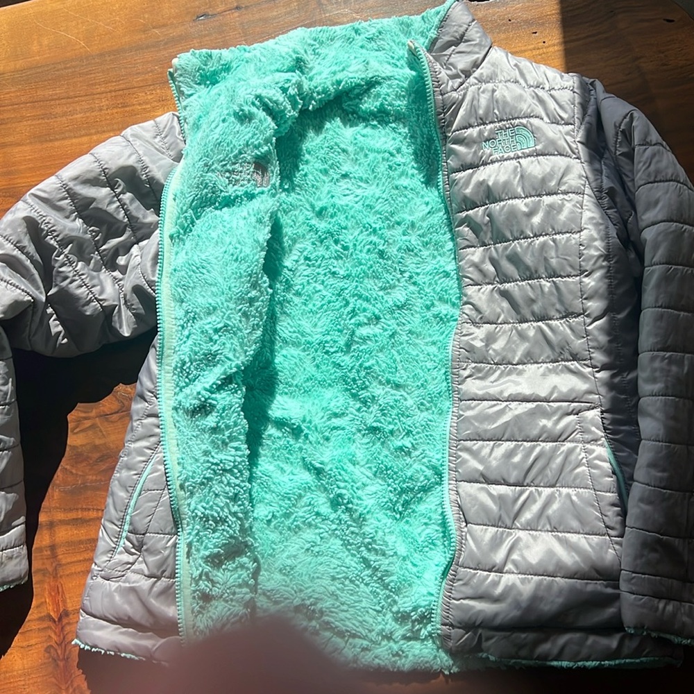 North face reversible jacket